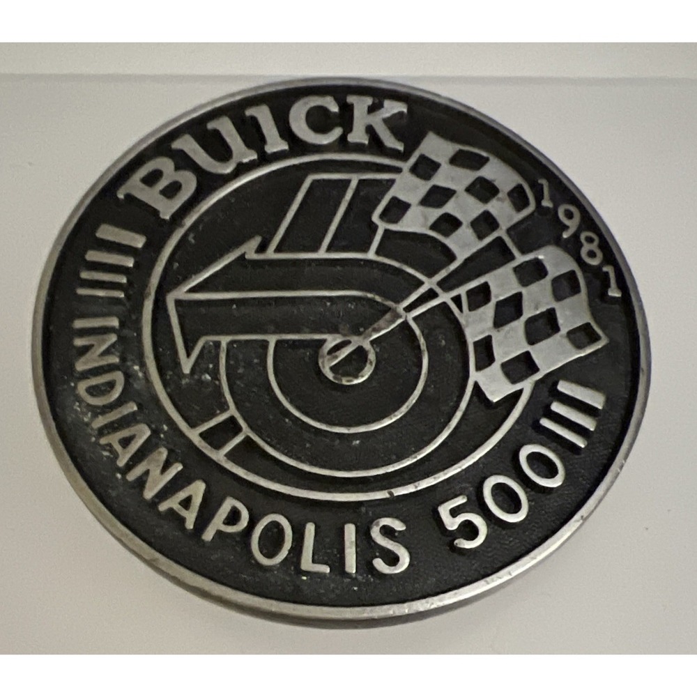 1981 Indianapolis 500 Buick Belt Buckle Ltd‎ Edition 100/500 Pewter Bobby Unser